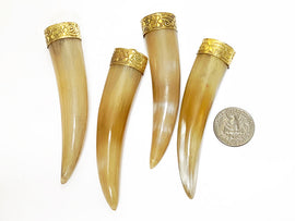 Horn Tusk Pendant 3.5