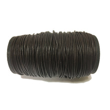 Load image into Gallery viewer, 100 Meters - Dark Brown 1.75mm Round Indian Leather Cord - BeadPrism