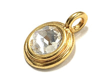 Load image into Gallery viewer, Swarovski Birthstone Charms Choose 1 from 22 Team Colors TierraCast Gold Plated Bezel -P6750G-XX