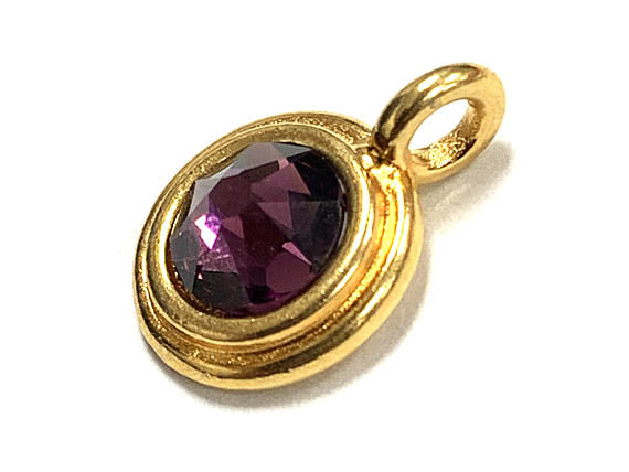 Swarovski Birthstone Charms Choose 1 from 22 Team Colors TierraCast Gold Plated Bezel -P6750G-XX