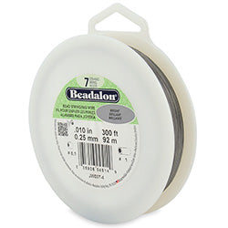 300 Feet - Beadalon 7 Strand Wire .010 inch Bright - BeadPrism