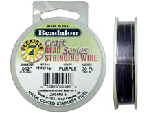 Load image into Gallery viewer, 30 Feet - Beadalon 7 Strand Wire .012 inch Purple - BeadPrism