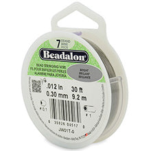 Load image into Gallery viewer, 30 Feet - Beadalon 7 Strand Wire .012 inch Bright - BeadPrism