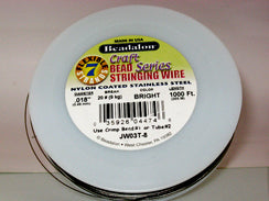 1000 Feet - Beadalon 7 Strand Wire .018 inch Bright - BeadPrism