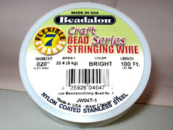 100 Feet - Beadalon 7 Strand Wire .020 inch Bright - BeadPrism
