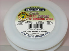 Load image into Gallery viewer, 300 Feet - Beadalon 7 Strand Wire .021 inch Bright - BeadPrism