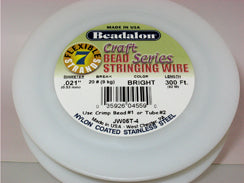 300 Feet - Beadalon 7 Strand Wire .021 inch Bright - BeadPrism