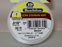 Load image into Gallery viewer, 30 Feet - Beadalon 19 Strand Wire .018 inch Bright - BeadPrism