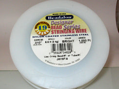 1000 Feet - Beadalon 19 Strand Wire .010 inch Bright - BeadPrism