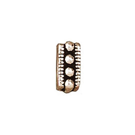 10 Pc Square Rococo Spacer Bead 6x6mm Antique Silver Tierracast Beads 94-5633-12 - P5633SA - BeadPrism