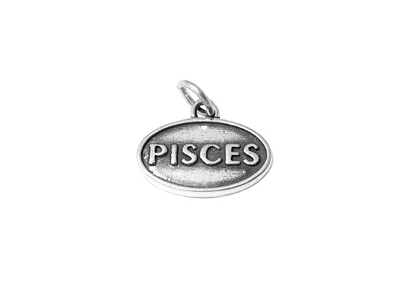 Zodiac Charms .925 Sterling Silver 14mm Horoscope Zodiac Signs Charms/Pendants - BeadPrism