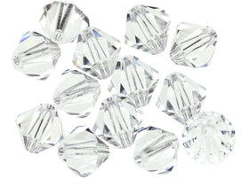 Preciosa Crystal 5328 CRYSTAL 6mm Bicone Beads Wholesale Packs