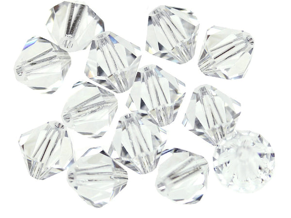 Preciosa Crystal 5328 CRYSTAL 6mm Bicone Beads Wholesale Packs