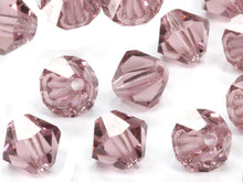Load image into Gallery viewer, Preciosa Crystal 5328 Light Amethyst 5mm Bicone Beads Wholesale Packs