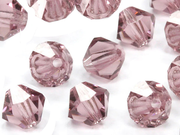 Preciosa Crystal 5328 Light Amethyst 5mm Bicone Beads Wholesale Packs