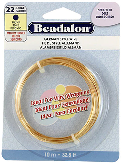 Soft Flex Metallics, 49 Strand Medium Beading Wire .019 inch Thick, 30 Feet, Copper Color