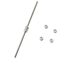Sterling Silver 3mm Flat Rondelle Slice Beads 1mm Hole, Bracelet Necklace Connector - SB403