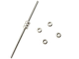 Sterling Silver 4mm Flat Rondelle Slice Beads 1.5mm Hole, Bracelet Necklace Connector - SB404