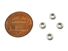 Load image into Gallery viewer, Sterling Silver 5mm Flat Rondelle Slice Beads 1.9mm Hole, Bracelet Necklace Connector - SB405 - BeadPrism