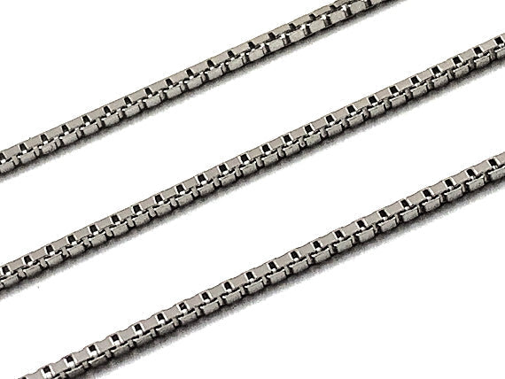 Mothers Day Necklace, Sterling Silver God Mother Charm with Rhodium Plated Sterling Silver 0.9mm Stamped 925 Italy Finish Box Chain Necklace