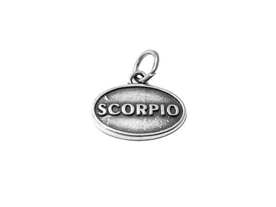 Zodiac Charms .925 Sterling Silver 14mm Horoscope Zodiac Signs Charms/Pendants - BeadPrism