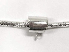 1 pc Sterling Silver 9.5mm Heavy Duty Plain Bail 5.8mm Hole - BeadPrism