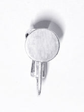Load image into Gallery viewer, 1 Pair Sterling Silver Clip On Earrings, 16.7mm tall, .925 Sterling Silver Clip on Earring Pad Flat, Silver Ear Clips, Pack of 2 - SF985-8 - BeadPrism
