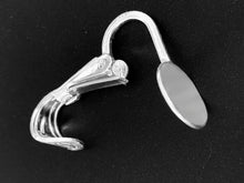 Load image into Gallery viewer, 1 Pair Sterling Silver Clip On Earrings, 16.7mm tall, .925 Sterling Silver Clip on Earring Pad Flat, Silver Ear Clips, Pack of 2 - SF985-8 - BeadPrism