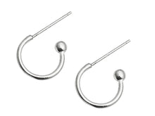 Load image into Gallery viewer, Wholesale Sterling Silver 10mm Earwire with Ball End, Choose Package Size - BeadPrism