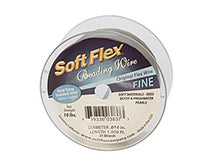 Load image into Gallery viewer, 1000 Feet - Soft Flex .014 inch FINE 21 Strand Wire  Clear (Satin Silver) - BeadPrism