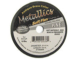 30 Feet - Soft Flex .014 inch FINE 21 Strand Wire  Antique Brass