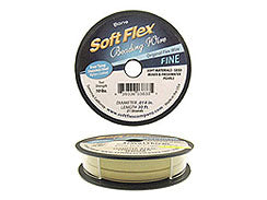 30 Feet - Soft Flex .014 inch FINE 21 Strand Wire  Bone - BeadPrism