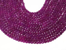 Load image into Gallery viewer, Fuchsia Jade Round Faceted 6mm Purple Gemstone Round Beads Bodacious Full Strand 15 Inch - SJA200 - BeadPrism