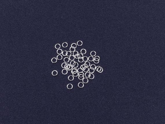 Sterling Silver Open Jump Ring Round - 3mm - 20.5 Gauge - BeadPrism