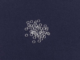 Sterling Silver Open Jump Ring Round - 3mm - 20.5 Gauge - BeadPrism