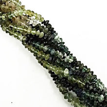 Load image into Gallery viewer, 25% OFF 2.5mm Natural GreenTourmaline Faceted Rondell Beads 15 inch strand (SKU# 150) - BeadPrism