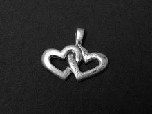 Load image into Gallery viewer, Heart Charm 17.5mm, Sterling Silver Charms, Love Charms, Mothers Day Gift - SP130 - BeadPrism