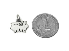 Load image into Gallery viewer, World's Greatest Mom Charm Sterling Silver 13.5mm, Sterling Silver Charms, Mothers Day Gift - SP717 - BeadPrism