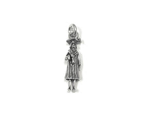 Load image into Gallery viewer, Girl Graduation Charm 26mm, Sterling Silver Charms, Graduation Gift, Girl Graduation charms - SP742 - BeadPrism