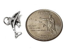 Load image into Gallery viewer, Dolphin Family Charm Sterling Silver 13mm, Dolphins Charms, Animal charms, Ocean Charms, Dolphin charms - SP818