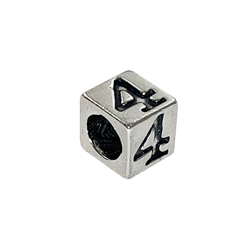 Beads>>Sterling Silver Letter Blocks>>7mm (SQ7)