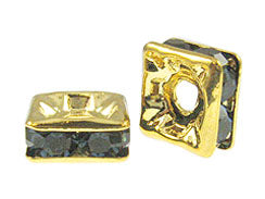 MSP 8mm Gold Plated - Squaredelles Swarovski