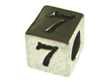 Load image into Gallery viewer, 4.8mm Sterling Silver Number 7