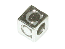 Load image into Gallery viewer, 4.8mm Sterling Silver Letter Bead C