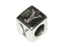 Load image into Gallery viewer, 4.8mm Sterling Silver Letter Bead Y