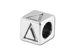 Delta - 5.5mm Sterling Silver Greek Letter