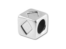 Load image into Gallery viewer, Diamond - 5.5mm Sterling Silver Symbol