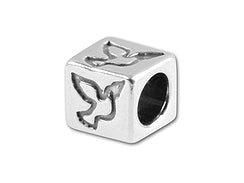 Dove - 5.5mm Sterling Silver Symbol