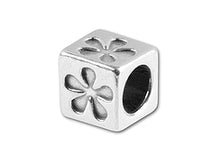 Load image into Gallery viewer, Flower - 5.5mm Sterling Silver Symbol Letter