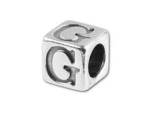 Load image into Gallery viewer, 5.5mm Sterling Silver Letter G